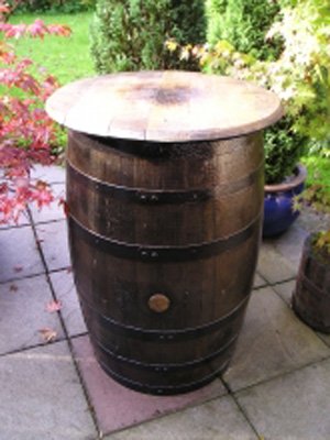 Green Bay Packers Imperial Oak Barrel Table